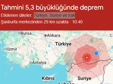 Suriye merkezli deprem Diyarbakırı&rsquo;da salladı