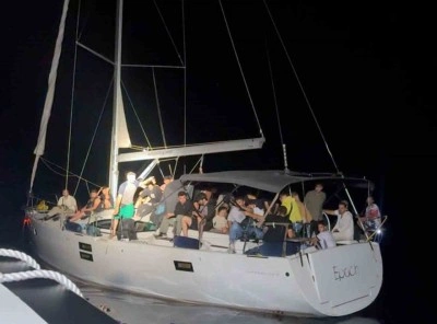 78 düzensiz göçmen son anda kurtarıldı