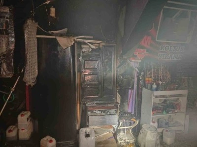 İş yerinde korkutan yangın