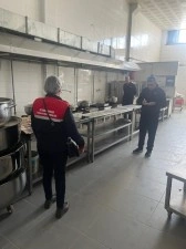 Tabldot yemek üretim tesislerinde denetim gerçekleştirildi