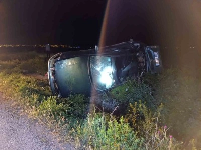 Takla atan araçta 27 yaşındaki genç hayatını kaybetti