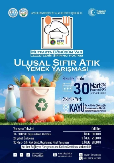 &Uuml;niversitelilere sıfır atık yarışması