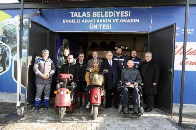 Talas’ta engellilerin yüzünü güldüren tesis