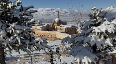 Tarihi sarayda eşsiz manzara