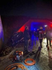 Tarsus’ta havaalanı yolunda kaza: 2 yaralı