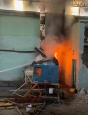 Tarsus’ta sunta fabrikasında çıkan yangın söndürüldü