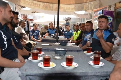 TDP polisleri Tercan’da bilgilendirmede bulundu