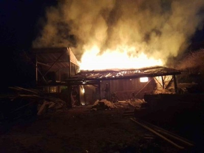 Tek katlı evde çıkan yangında yaşlı kadın hayatını kaybetti