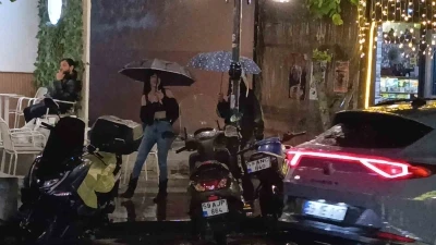 Gece saatlerinde sağanak yağış etkili oldu