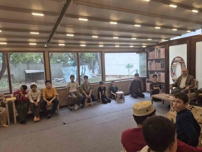 Tekke Kur&rsquo;an Kursunda &ouml;ğretici ve &ouml;ğrencilerle değerlendirme programı