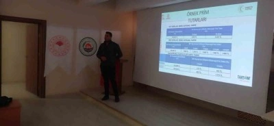 Tekman&rsquo;da tarım sigortaları bilgilendirme semineri