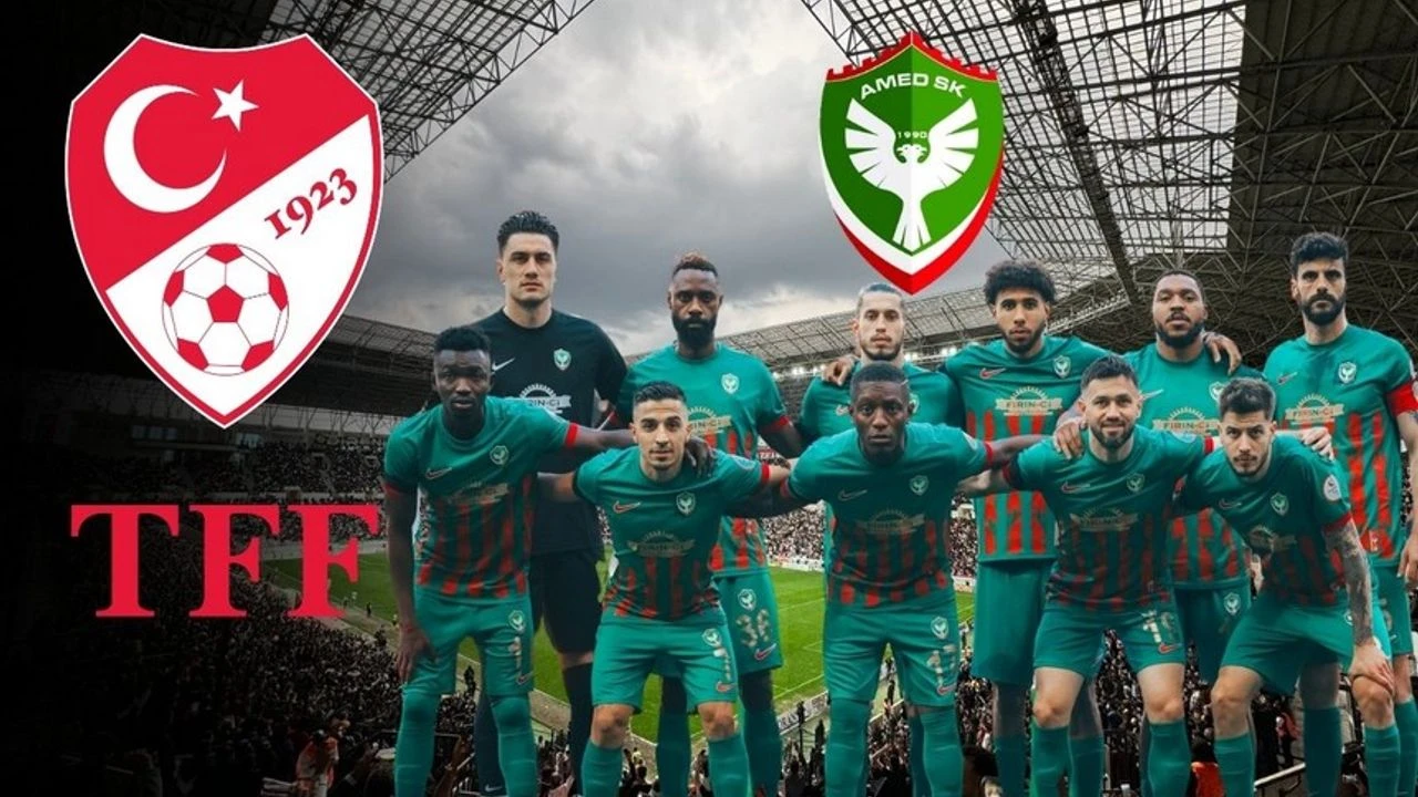 TFF'den Amedspor'a Şok Ceza! 550 Bin TL Para Cezası ve Tribün Kapatma Kararı!