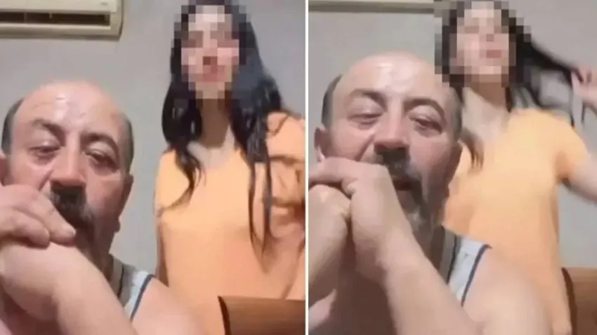 TikTok'ta kızını oynatarak para kazanmaya çalıştı!