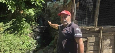 Tire&rsquo;nin turizm cenneti Kaplan Mahallesi&rsquo;nde a&ccedil;ık kanalizasyon tepkisi
