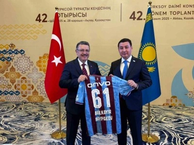 Trabzon&rsquo;un yeni kardeşi Aktau oldu