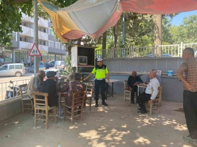 Jandarmadan çiftçilere güvenli tarım eğitimi