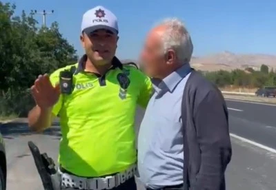 Trafik Uygulamasında Eşini Yolda Bırakan S&uuml;r&uuml;c&uuml;ye Bulaşık Cezası
