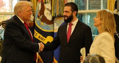 Trump ve eş-Şara b&ouml;lgesel ve uluslararası konuları ele aldı