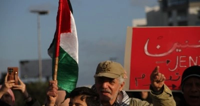 Tunus’ta ABD Büyükelçiliği önünde "Gazze" protestosu