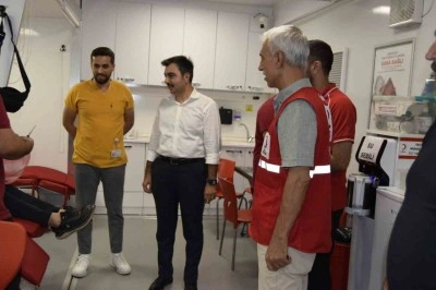 Türk Kızılayı Dicle ilçesinde kan bağışı kampanyası düzenledi