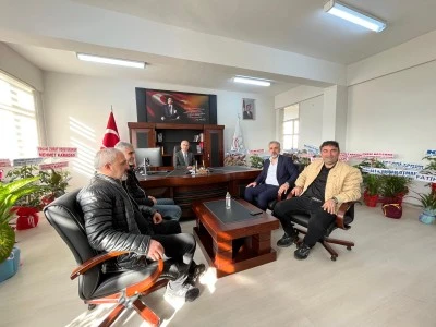 T&Uuml;SEKON&rsquo;dan Ergani Milli Eğitim M&uuml;d&uuml;r&uuml; Tekdemir&rsquo;e Ziyaret