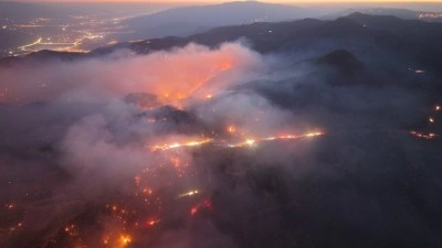 Üç il birden yanıyor: Denizli'de 3 gündür süren yangına müdahale devam ediyor