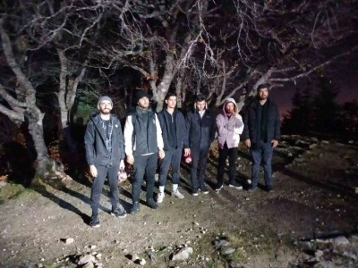 Uludağ&rsquo;da ormanda mahsur kalan 6 kişi kurtarıldı