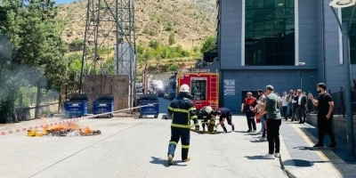 Hastanede kırmızı kod tatbikatı