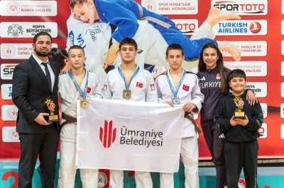 &Uuml;mraniye Belediyesi Spor Kul&uuml;b&uuml;&rsquo;nden T&uuml;rkiye Şampiyonası&rsquo;nda &ccedil;ifte altın