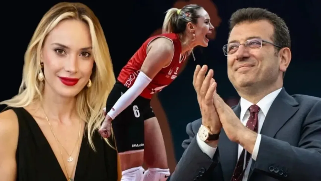 &Uuml;nl&uuml; voleybolcu o soruya İmamoğlu yanıtını vermiş! 