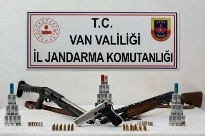 Van&rsquo;da Ruhsatsız Silah Operasyonu