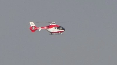 Van&rsquo;dan Gaziantep&rsquo;e helikopter ambulansla hasta nakli