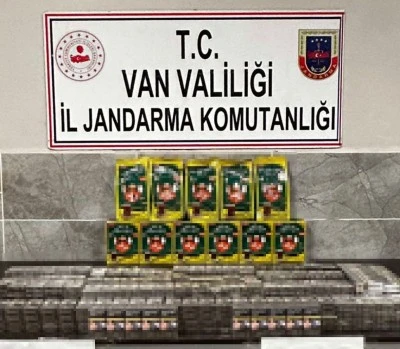 Van Gürpınar’da Jandarma’dan Kaçak Sigara Operasyonu
