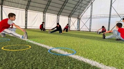 Varto&rsquo;da futbol kursu s&uuml;r&uuml;yor