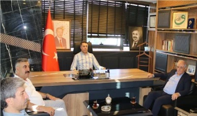 Vejdin Ensarioğlu&rsquo;ndan Tahsin Arslan&rsquo;a ziyaret