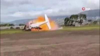 Venezuela’da Küçük Uçak Kalkıştan Hemen Sonra Düştü: 2 Kişi Hayatını Kaybetti