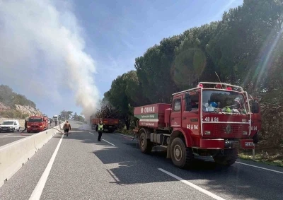 Haberden bir saat sonra yangın &ccedil;ıktı