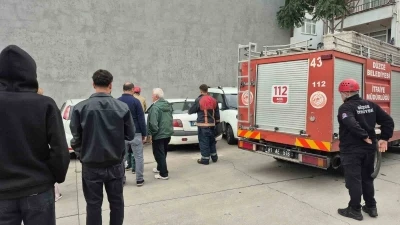 Yavru kedi itfaiye ekiplerini peşinden koşturdu