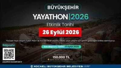 Yaya ulaşımına yenilik&ccedil;i &ccedil;&ouml;z&uuml;mler arayan yarışmada b&uuml;y&uuml;k &ouml;d&uuml;l 150 bin TL