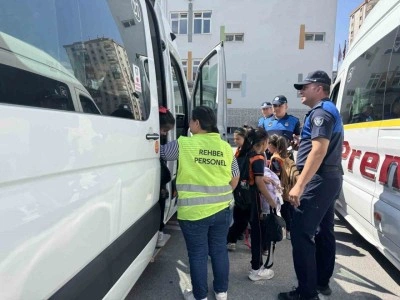 Zabıtadan okul servislerine sıkı denetim