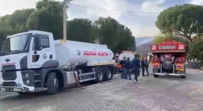 Ziraat alanında başlayan yangın ormana sı&ccedil;radı