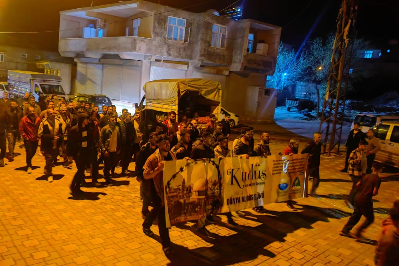 Hani’de Kudüs Günü Yürüyüşü ve basın açıklaması düzenlendi