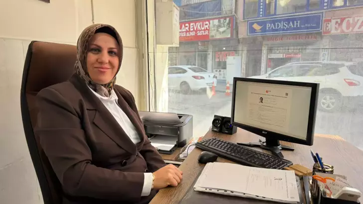 53 yaşındaki kadın muhtarın büyük azmi