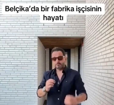 Belçika'da Yaşayan Türk Bir Fabrika İşçisinin Evi Paylaşıldı
