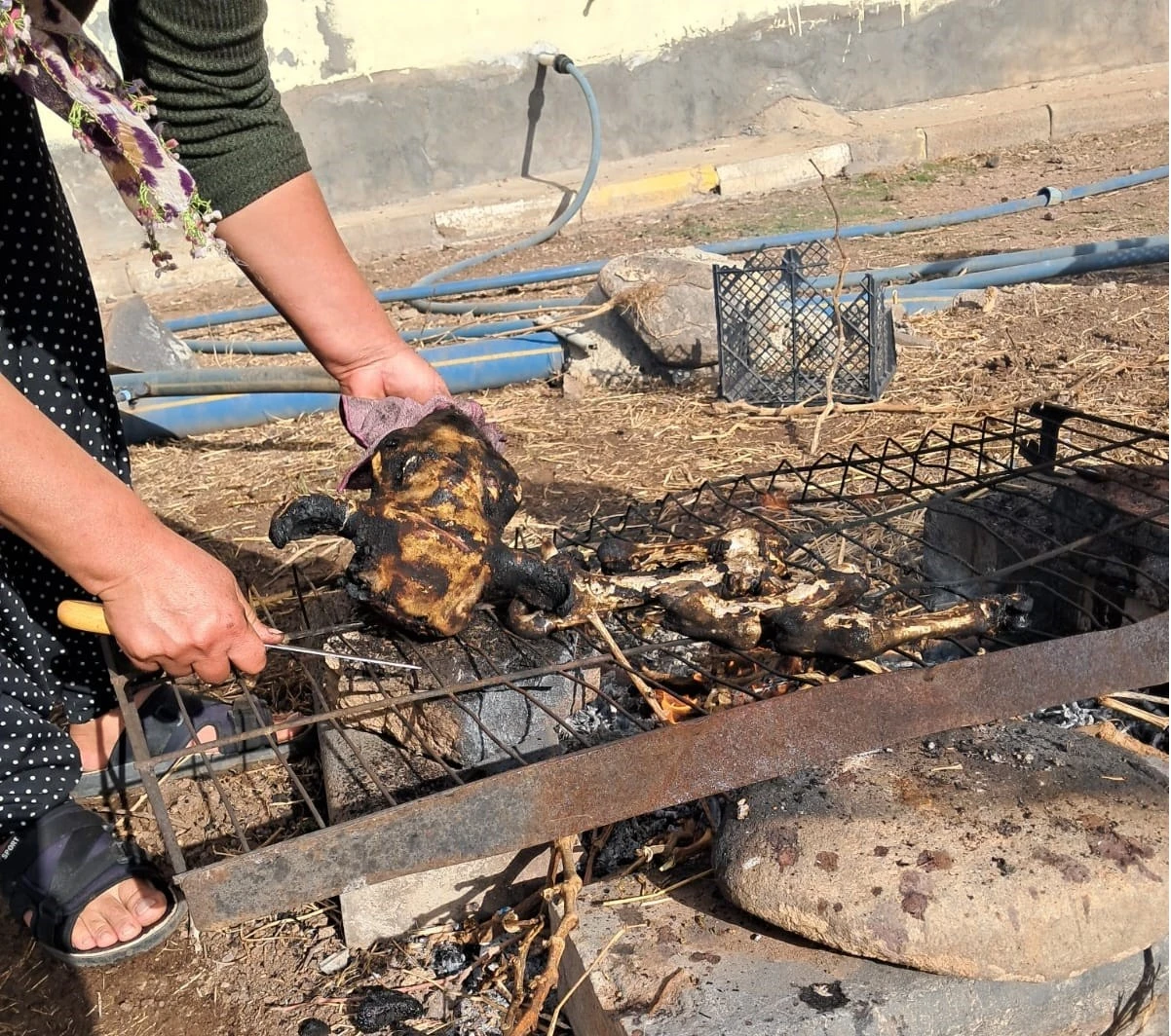 Karacadağ’ın zirvesinde ateşin başında geleneksel lezzet