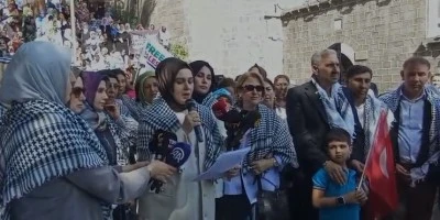 Diyarbakır’da Gazze İçin Sessiz Çığlık Zinciri