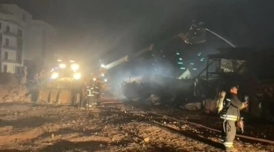 Diyarbakır'da işçilerin kaldığı Konteyner alevlere teslim