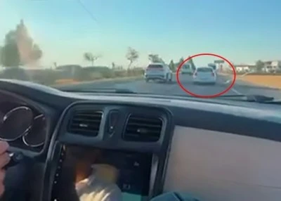 Diyarbakır&rsquo;da Makas atan s&uuml;r&uuml;c&uuml; kamerada