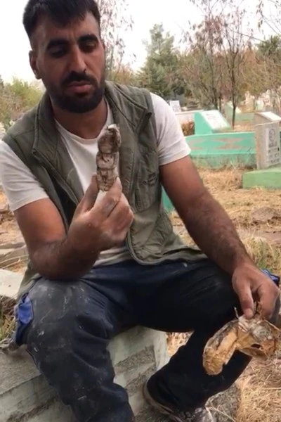 Diyarbakır’da Mezarda Kefenlenmiş Oyuncak Bebek Şaşkınlık Yarattı
