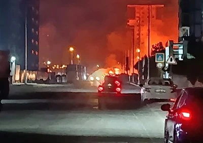 Diyarbakır&rsquo;da Sitelerin arasında korkutan yangın